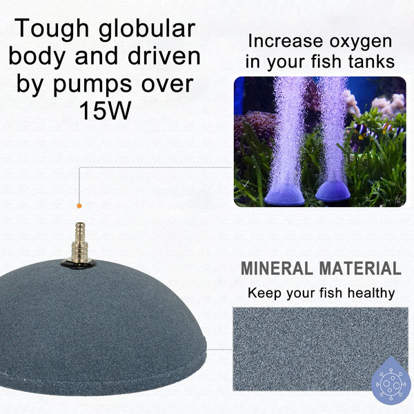 Dome Air Stone for Fish Tanks: 4.7 Dome Air Stone for Fish Tanks: 4.7