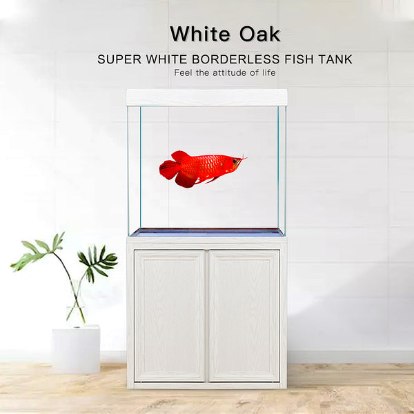 Aqua Dream 100 Gallon Tempered Glass Aquarium White Oak