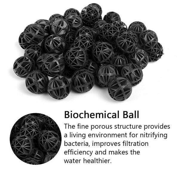 300 pcs(6xbags) Aquarium Bio Mesh Balls FREE Bag Filter Media