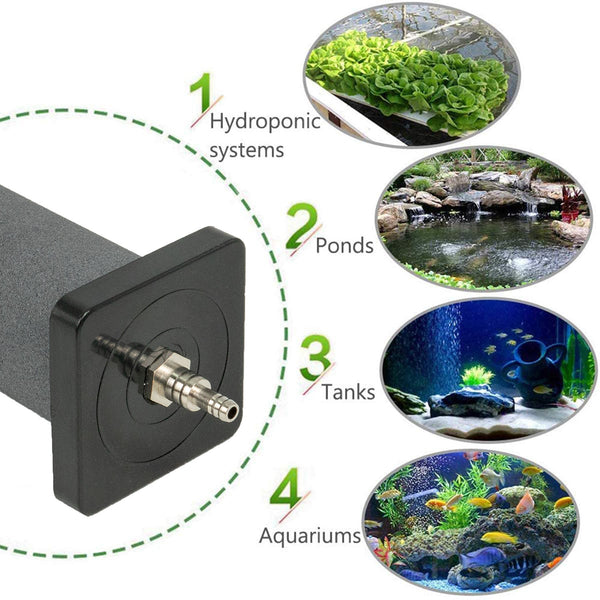air stones for plants Aqua Dream Air Stone 5.9 Inch Column Diffuser for Fish Tank Aquarium Air Pump