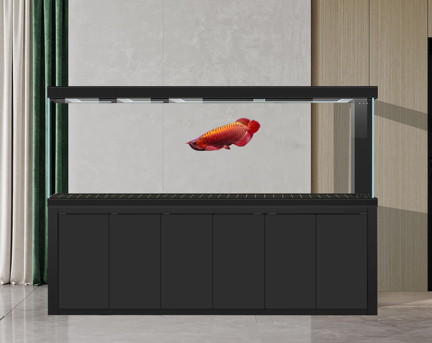 Aqua Dream 500 Gallon Tempered Glass Aquarium Black