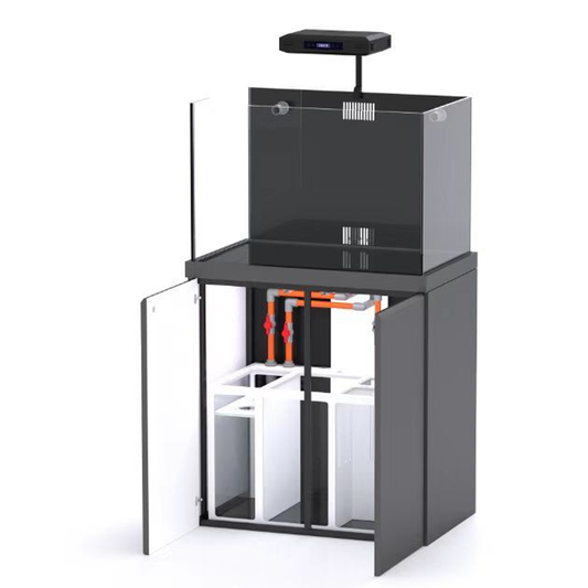 Aqua Dream Coral Reef Aquarium Tempered Glass Fish Tank 90 Gallon Comp